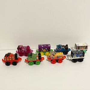 𝅺Thomas Minis CHRISTMAS Train Toys Lot Bundle Tank Engine Small